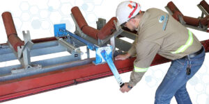 conveyor belt scale calibration auxiliary